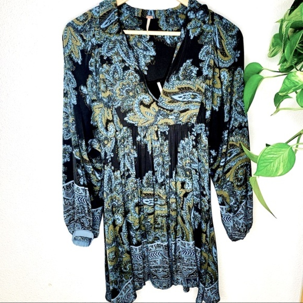 Free People | Black Boho Dress